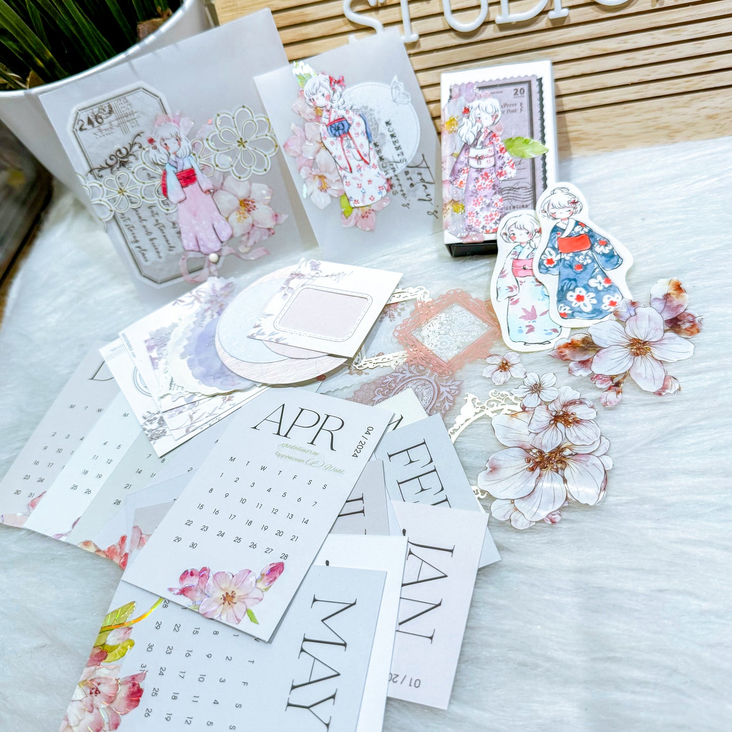 Sho Girls_Sakura Pink Ephemera Kit