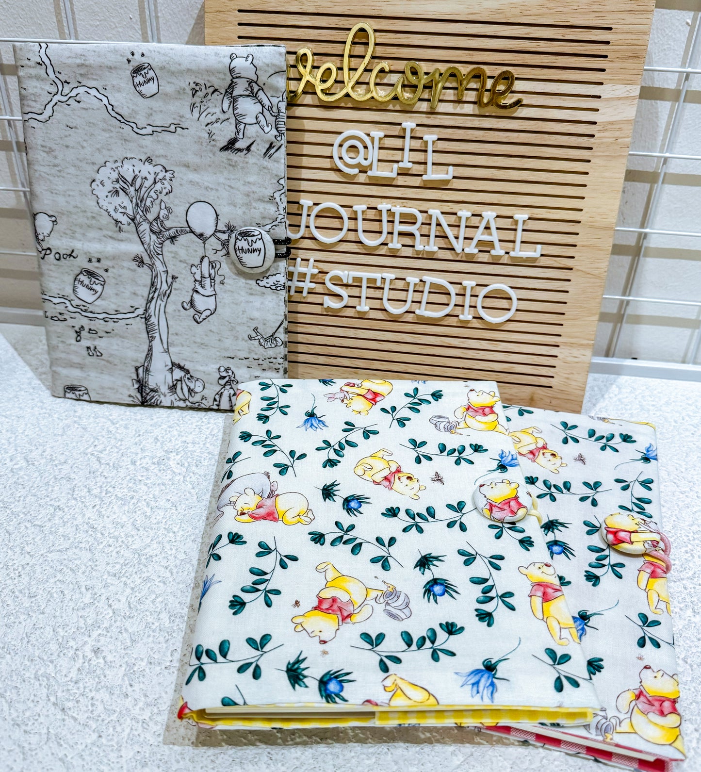 A5 Fabric Notebooks (Pooh)