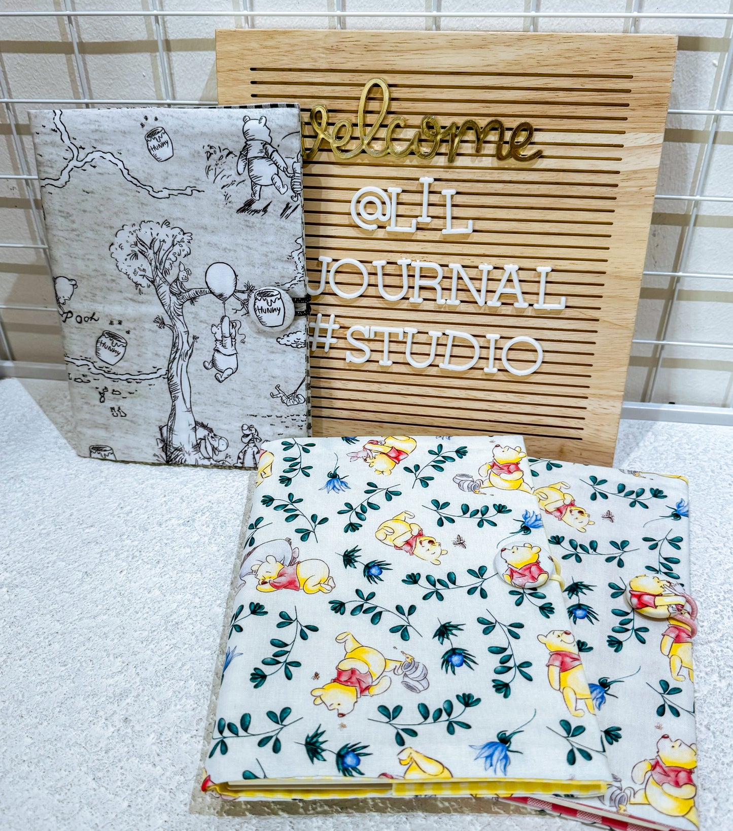 A5 Fabric Notebooks (Pooh)