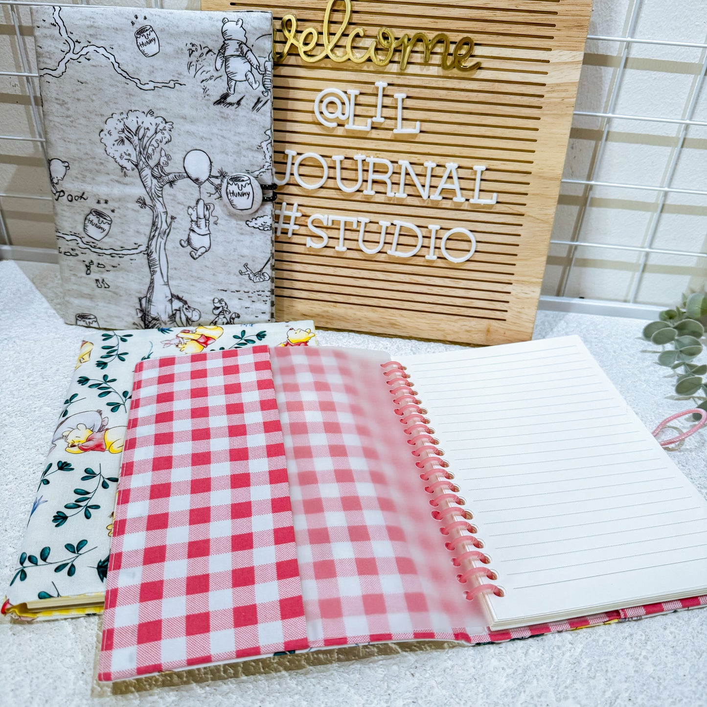 A5 Fabric Notebooks (Pooh)