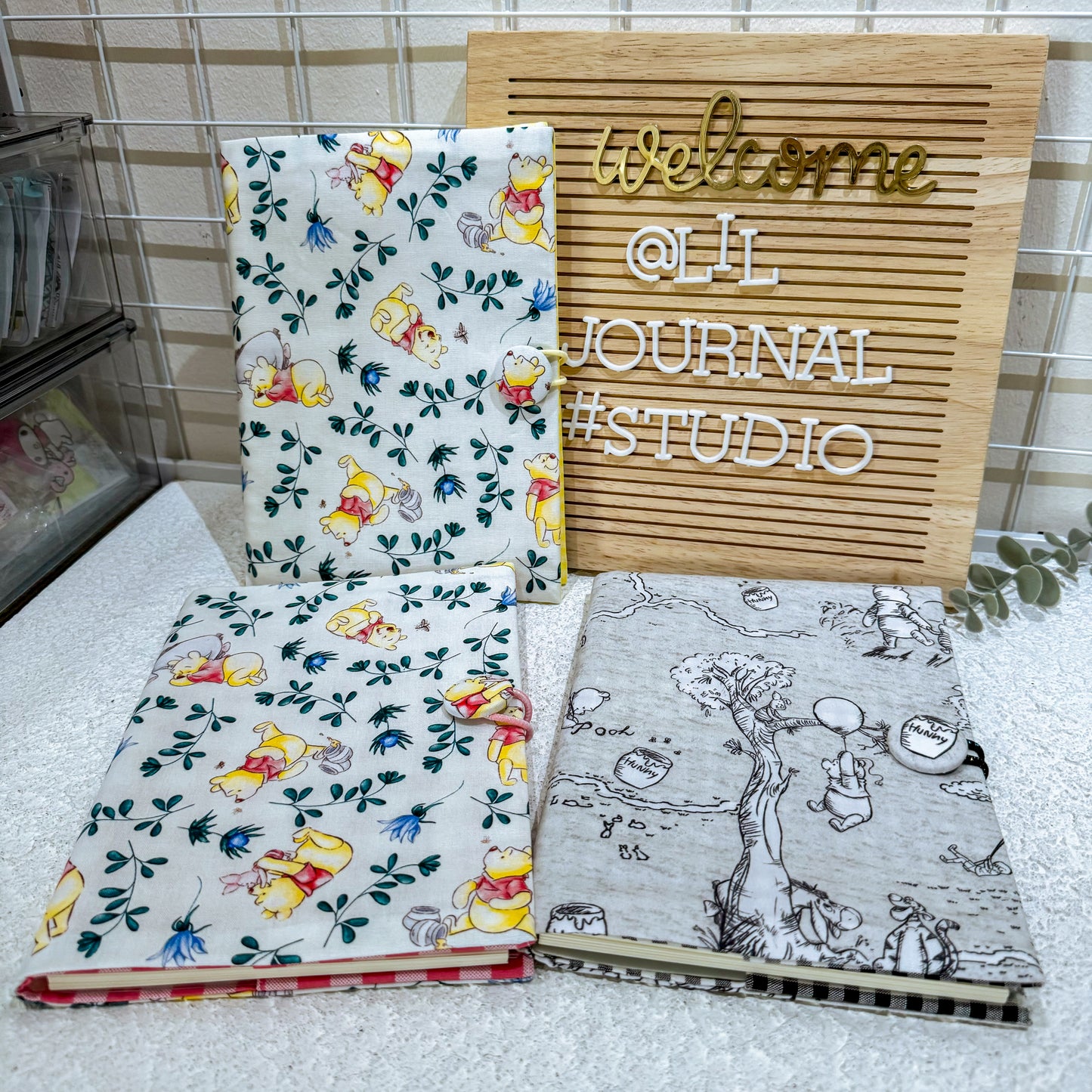 A5 Fabric Notebooks (Pooh)