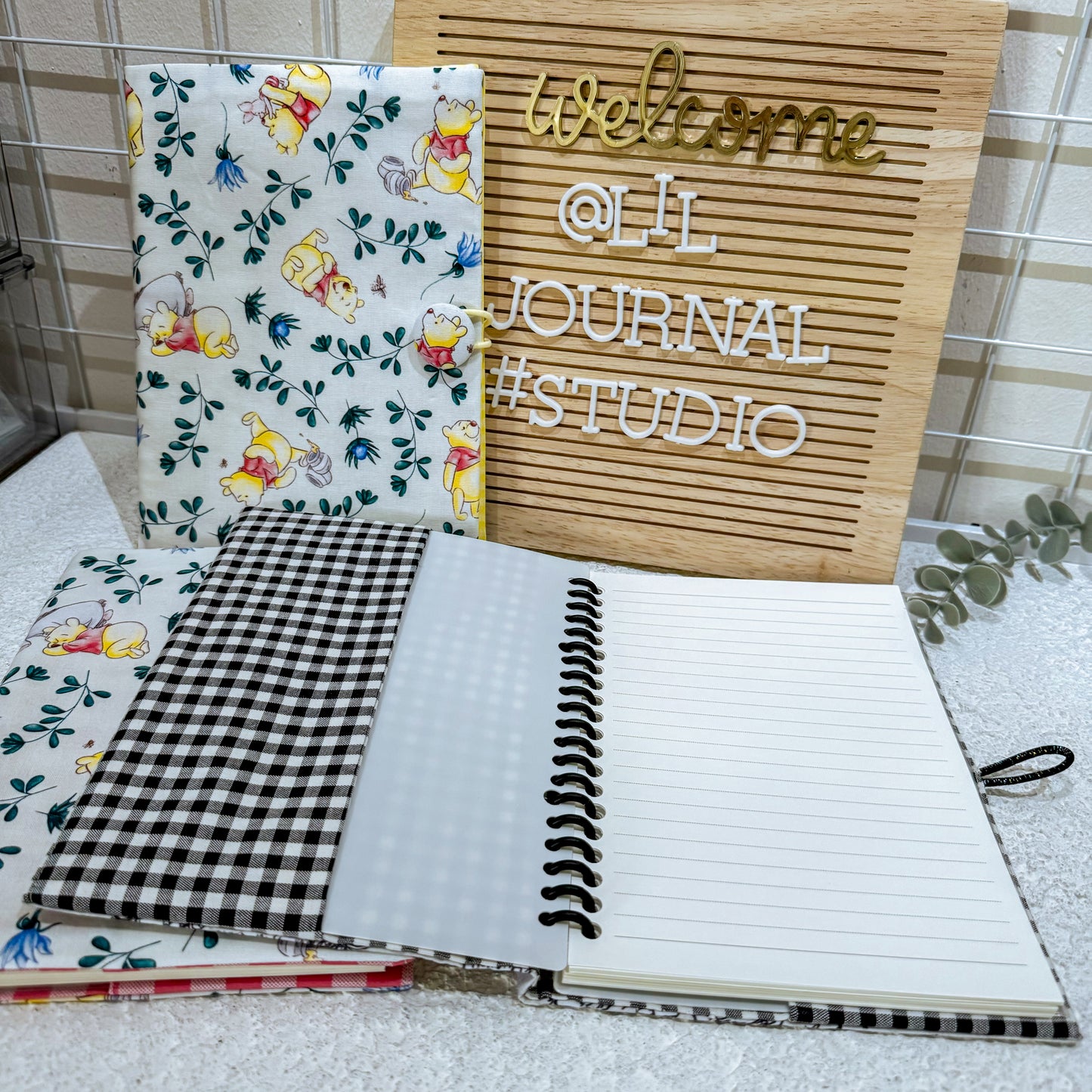 A5 Fabric Notebooks (Pooh)