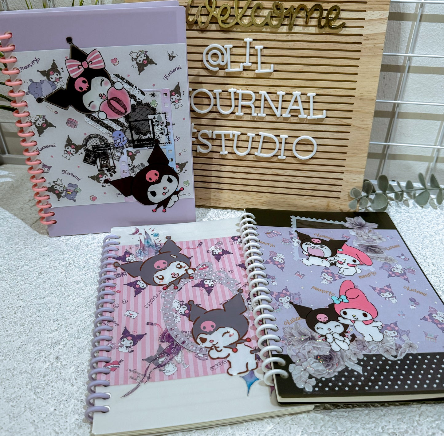 A5 Kuromi Patchwork Notebooks