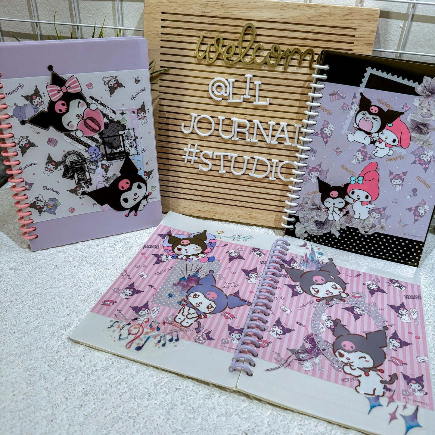 A5 Kuromi Patchwork Notebooks