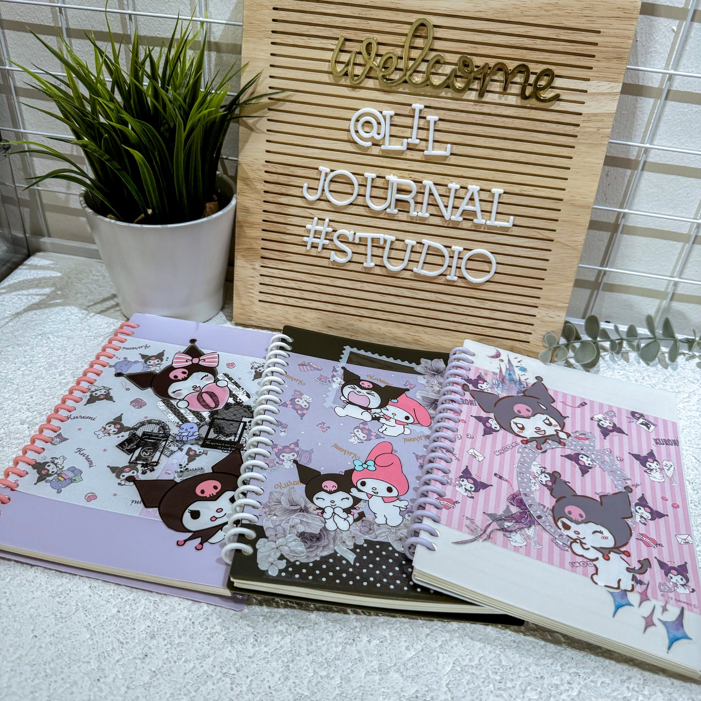 A5 Kuromi Patchwork Notebooks