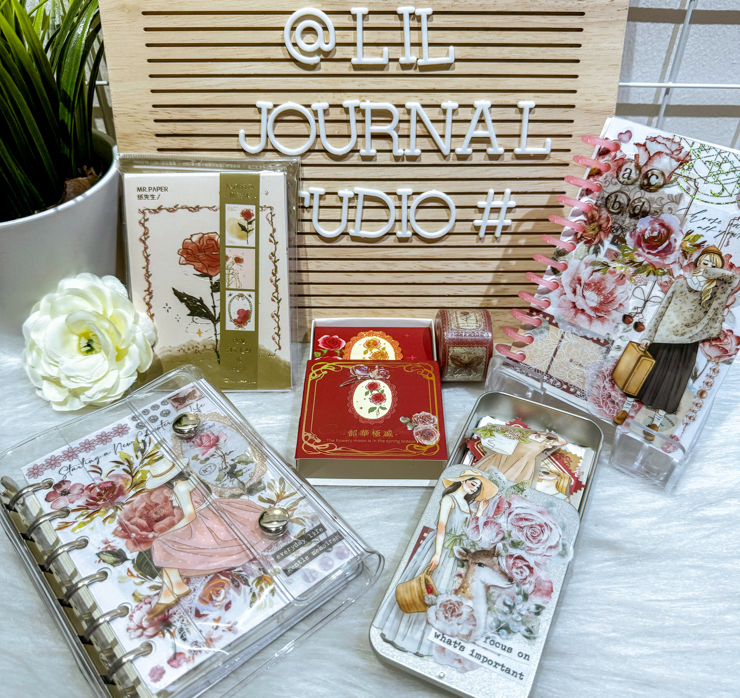 Classic Girls Rose Garden Mini Ephemera Kit