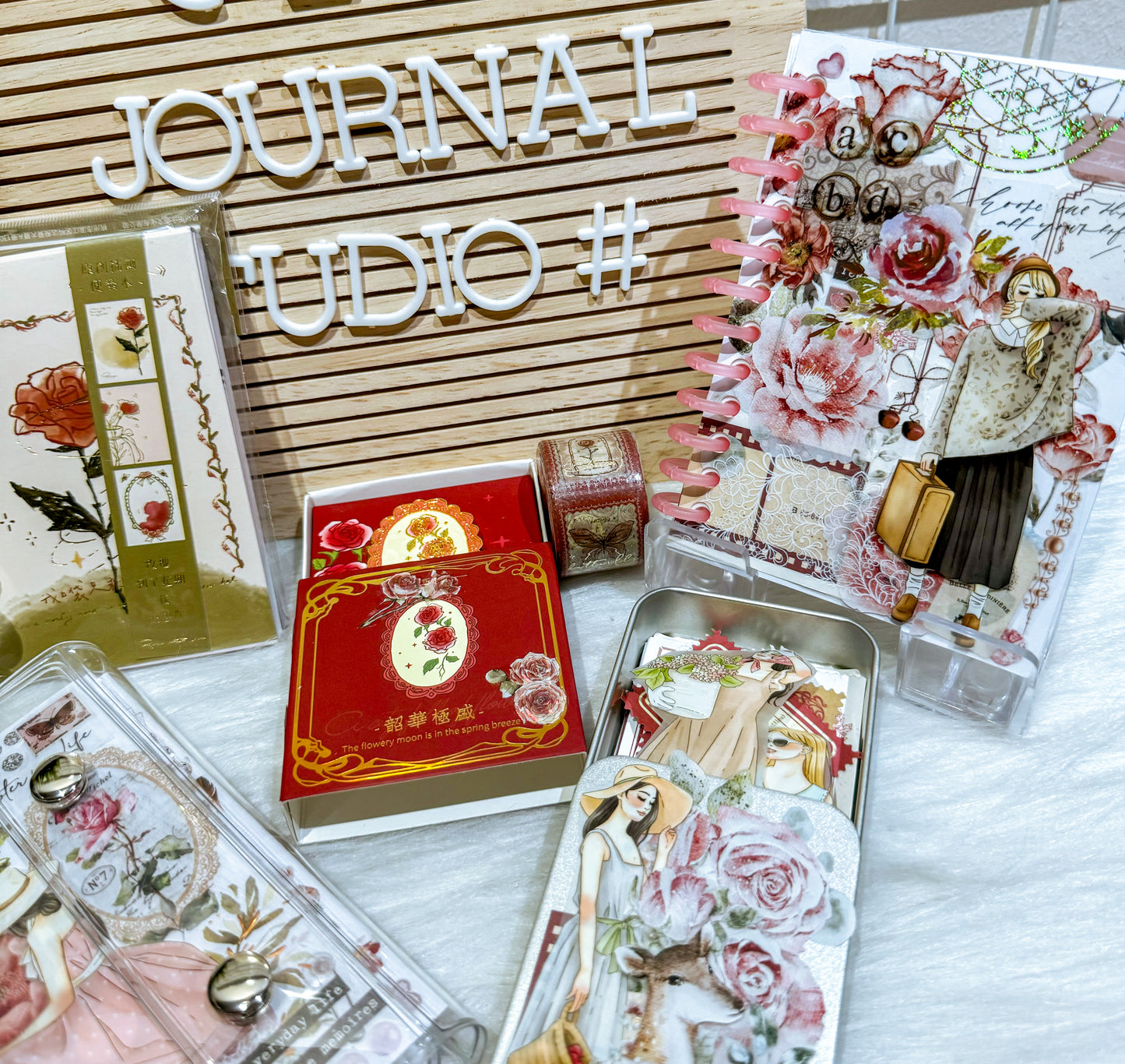 Classic Girls Rose Garden Mini Ephemera Kit