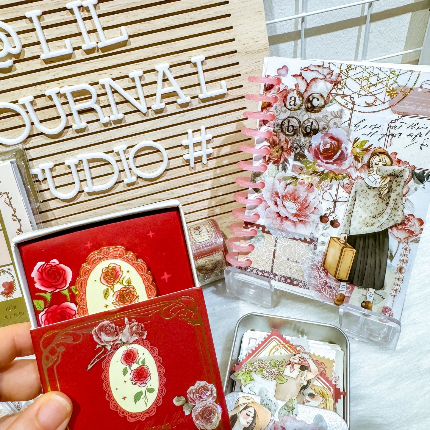 Classic Girls Rose Garden Mini Ephemera Kit