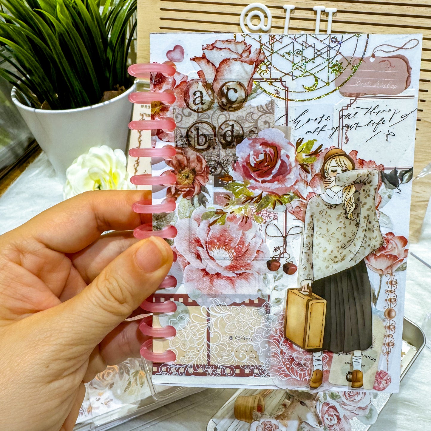 Classic Girls Rose Garden Mini Ephemera Kit