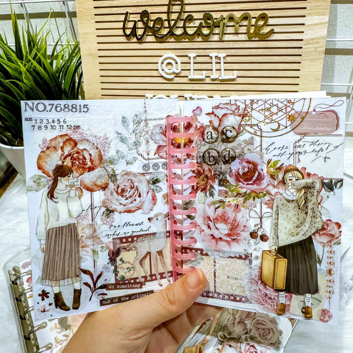 Classic Girls Rose Garden Mini Ephemera Kit