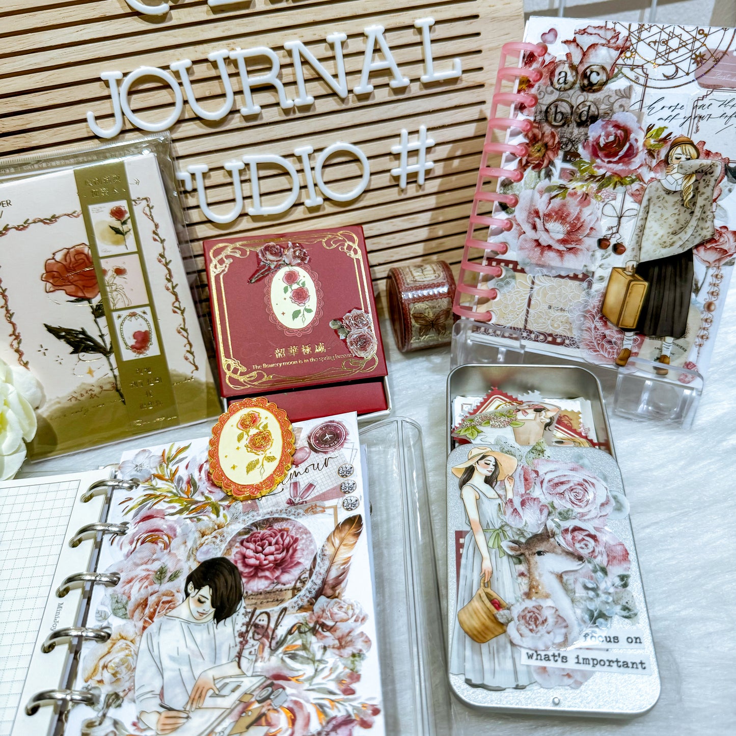 Classic Girls Rose Garden Mini Ephemera Kit