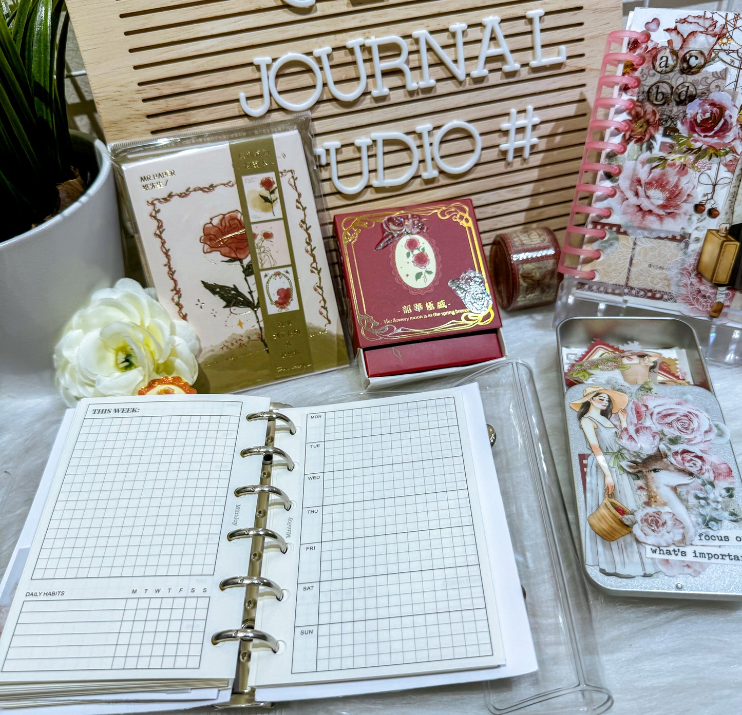 Classic Girls Rose Garden Mini Ephemera Kit