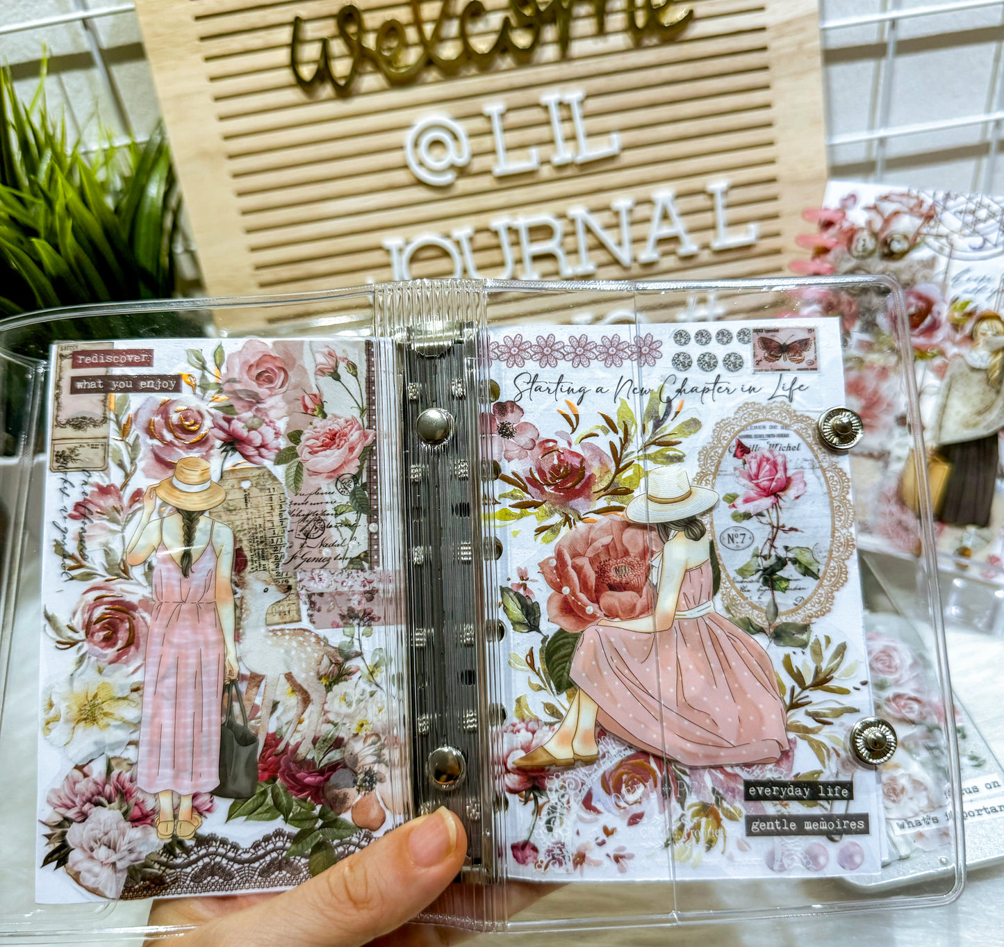 Classic Girls Rose Garden Mini Ephemera Kit