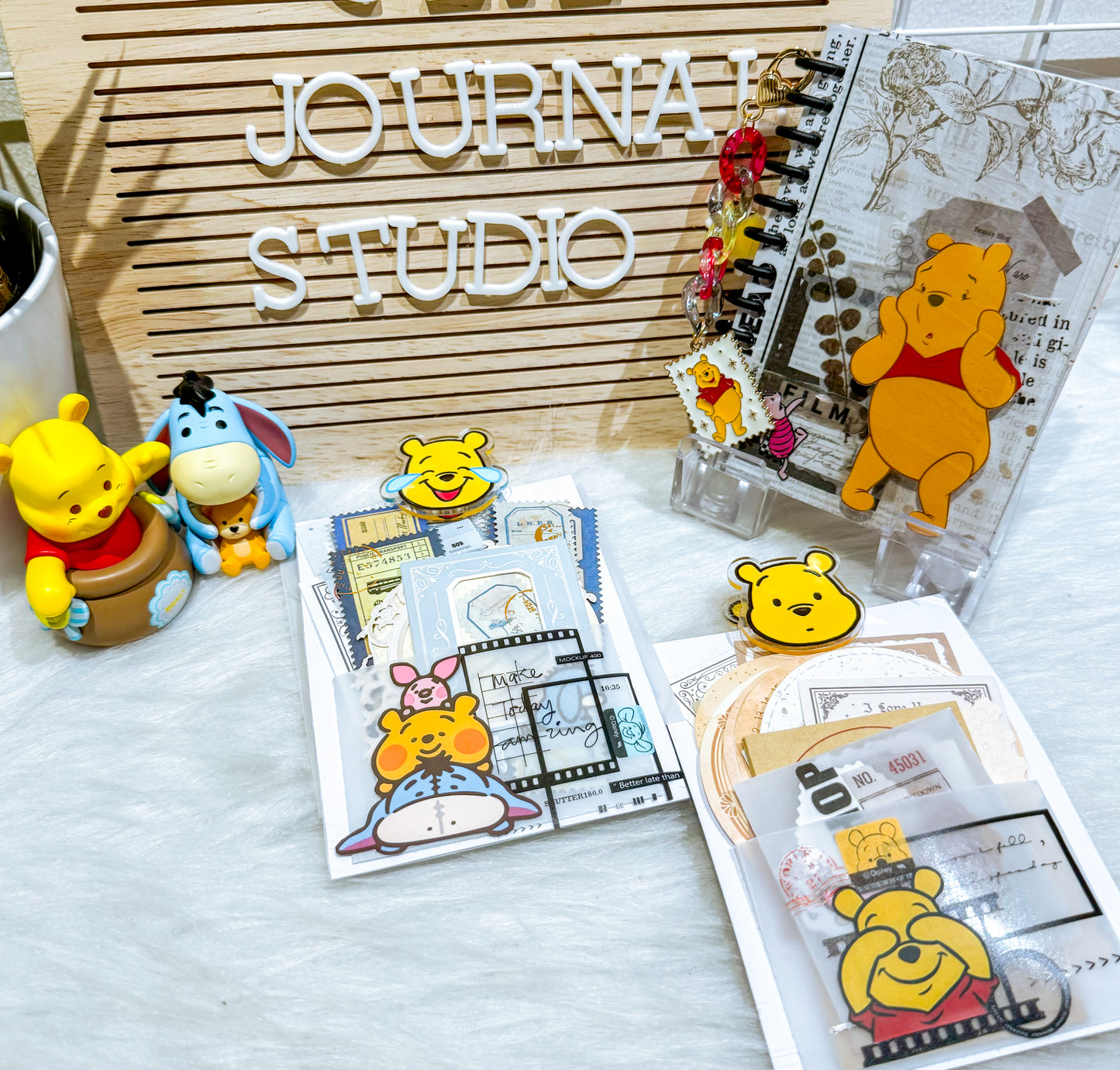 *No Frills* Adventure Pooh Ephemera Kit