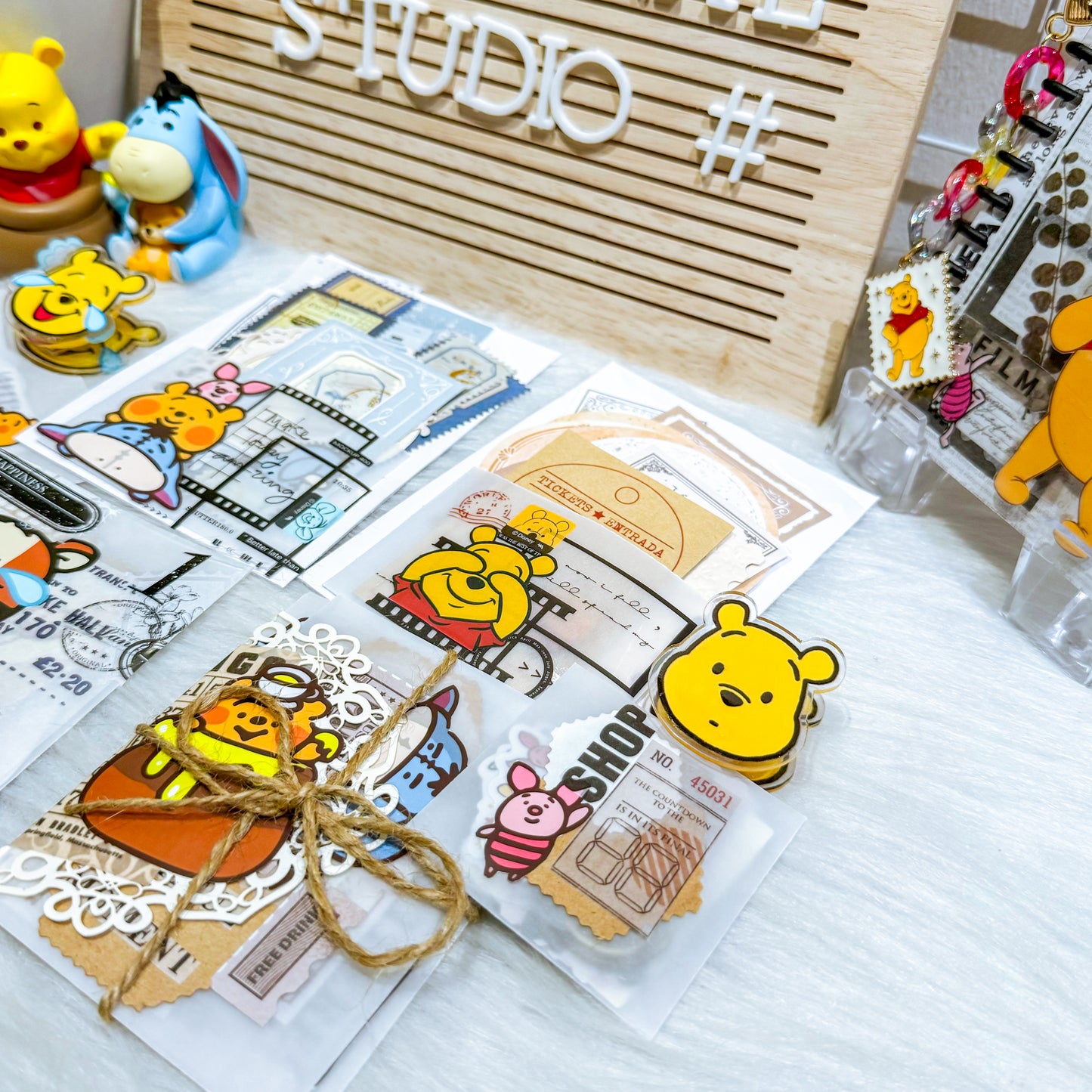*No Frills* Adventure Pooh Ephemera Kit