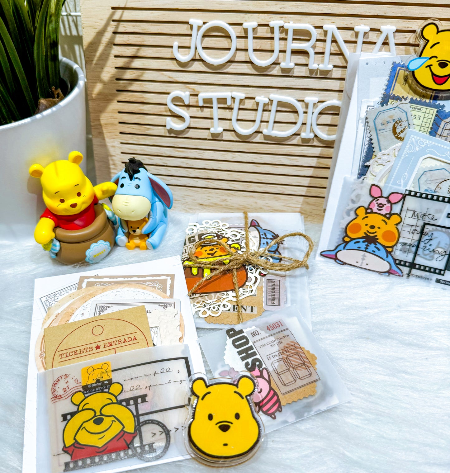 *No Frills* Adventure Pooh Ephemera Kit