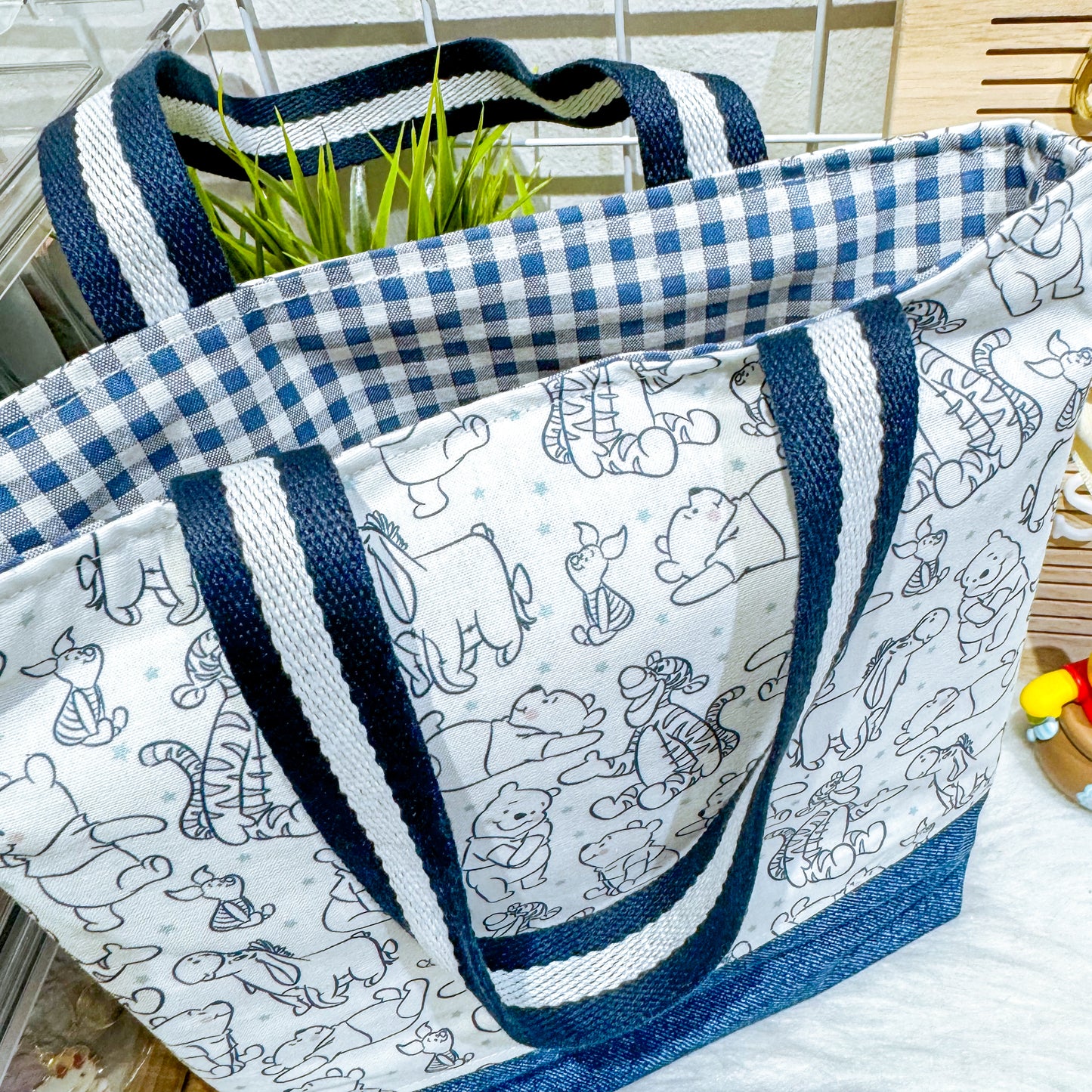 Canvas Strap Lunch Tote