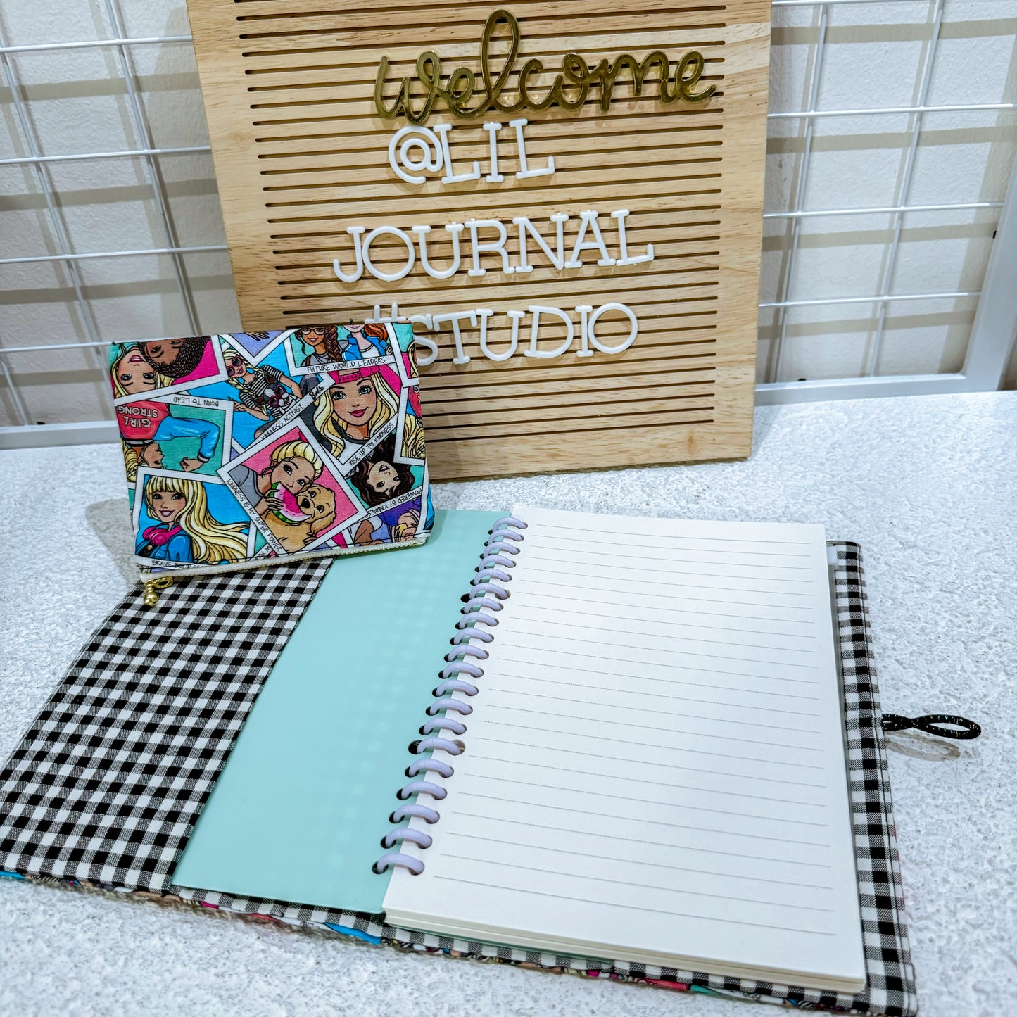 Comics A5 Notebook and Passport Wallet