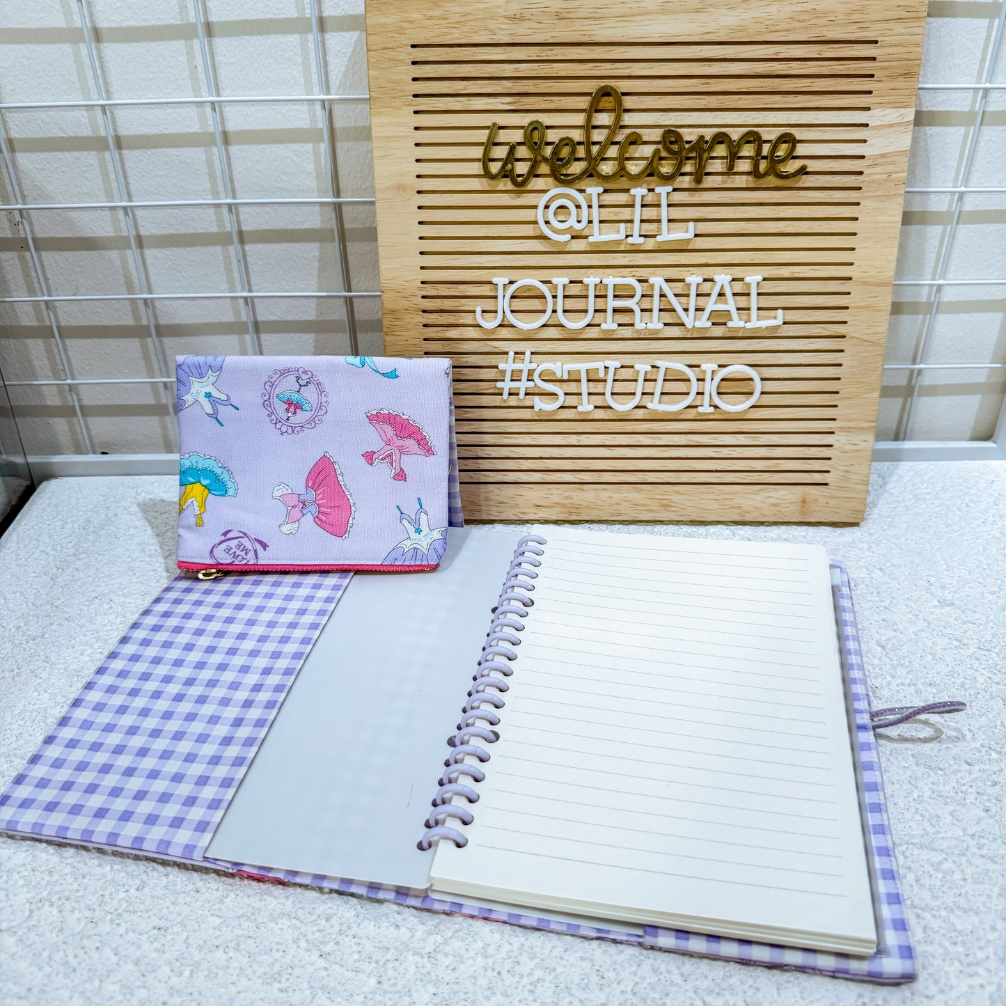 Ballerina A5 Notebook and Passport Wallet