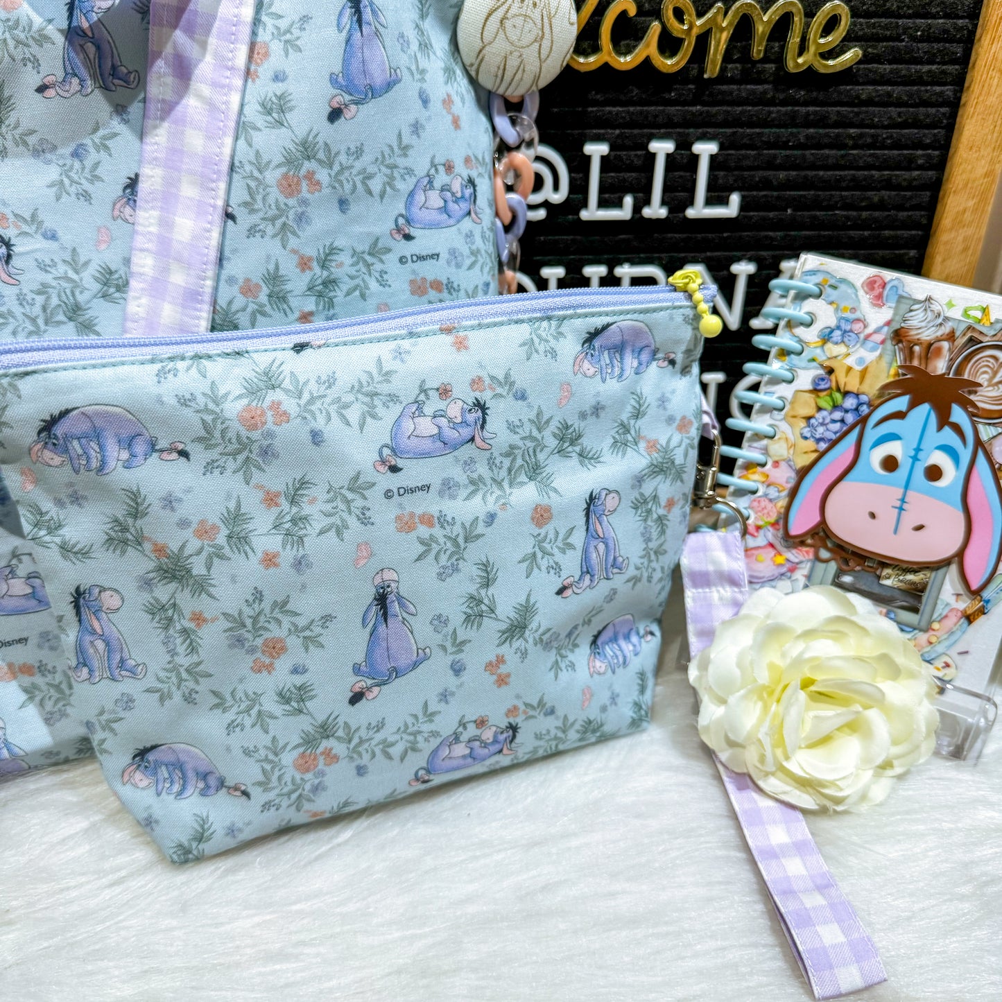 * RESTOCK* Skyblue Eeyore Tote