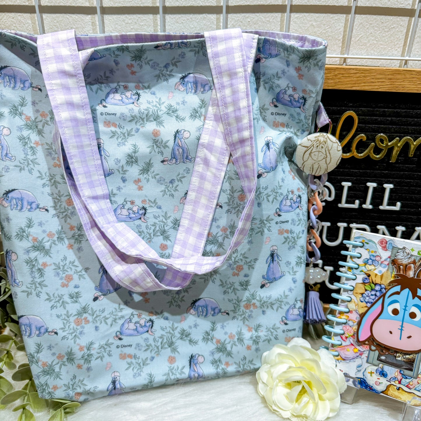 * RESTOCK* Skyblue Eeyore Tote