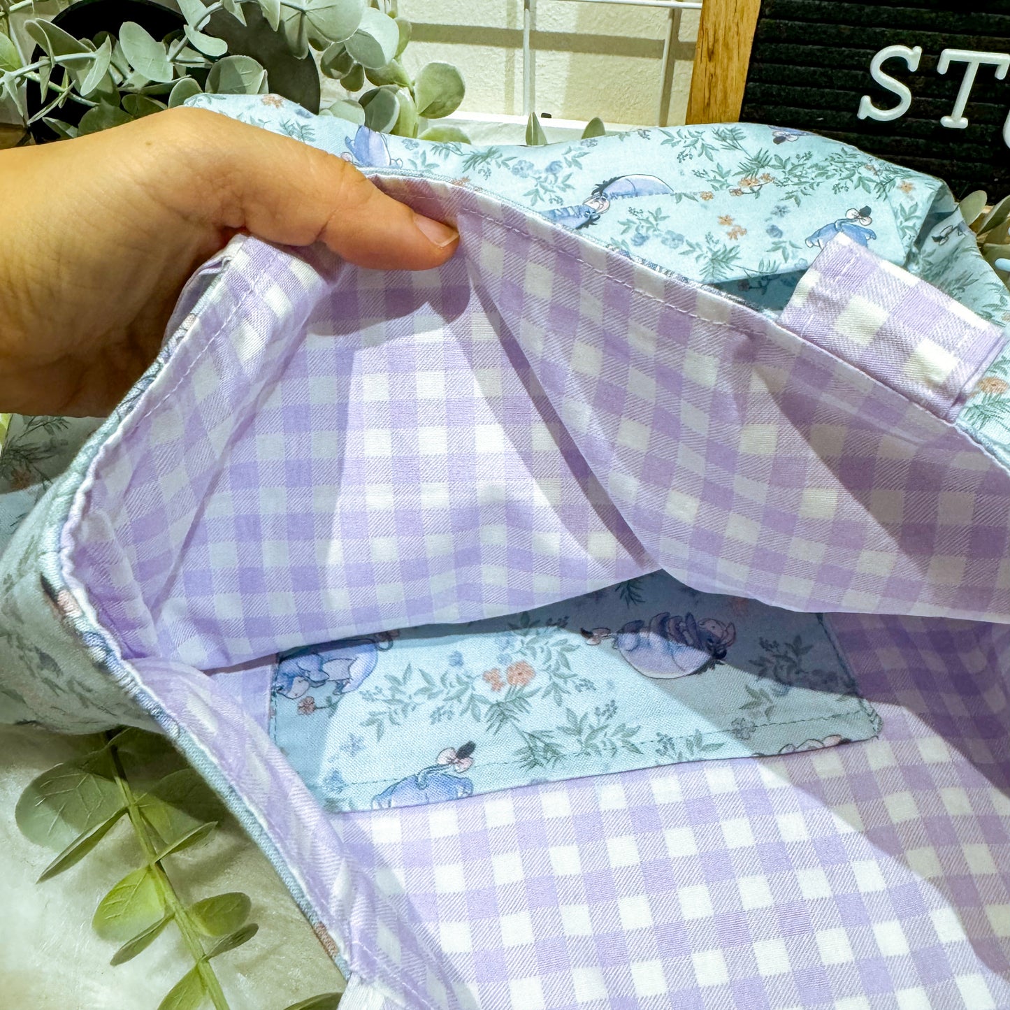 * RESTOCK* Skyblue Eeyore Tote