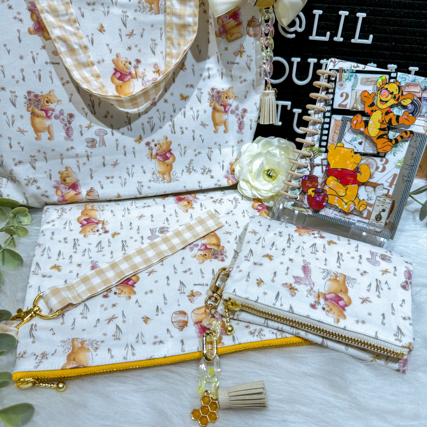 Limited Ed. Gingham Garden Pooh Set
