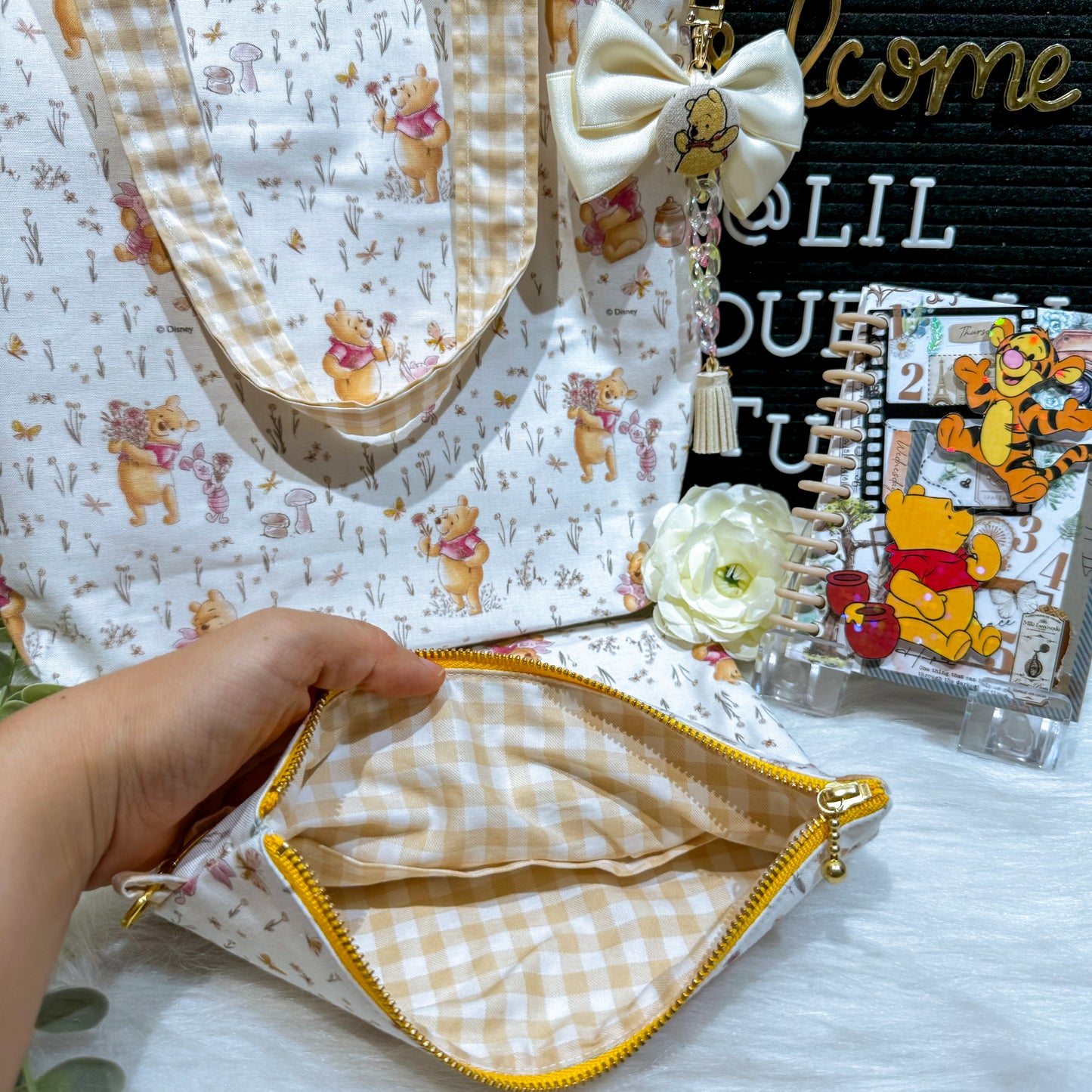 Limited Ed. Gingham Garden Pooh Set