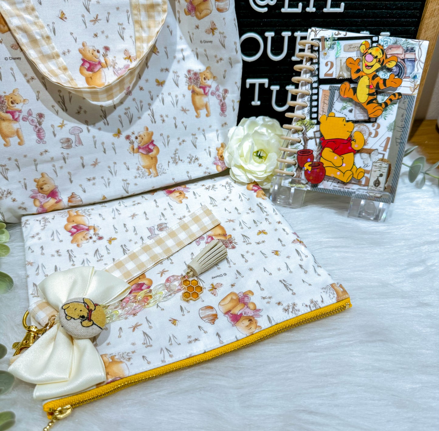 Limited Ed. Gingham Garden Pooh Set