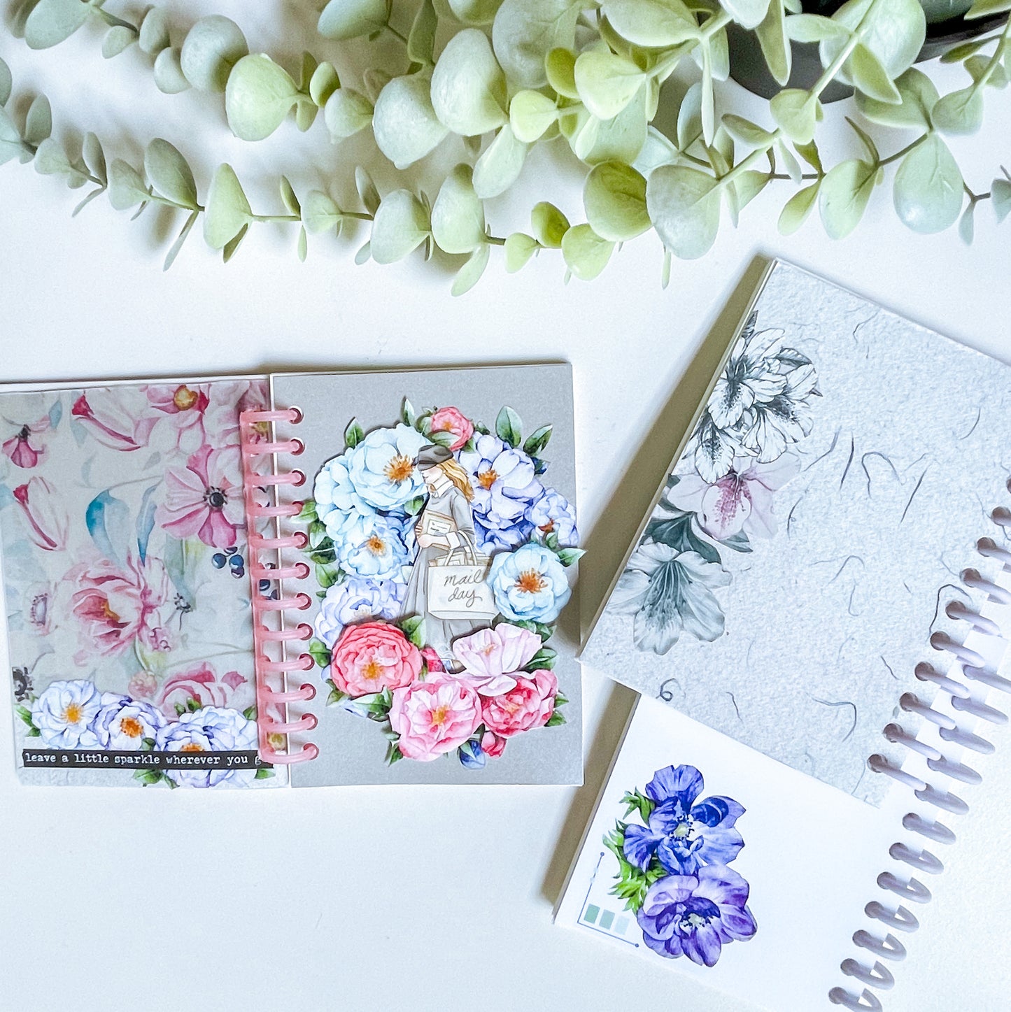 B7 Travel Notebook - Flowers Bloom (Pastel)