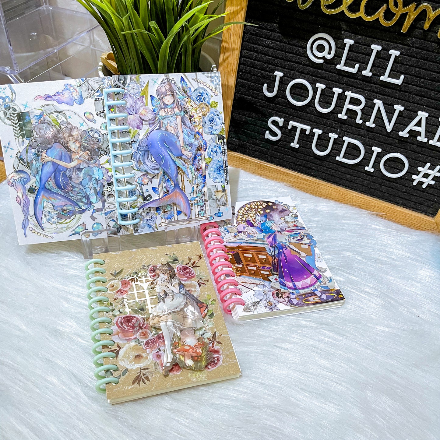 B7 Travel Notebook - Anime Garden