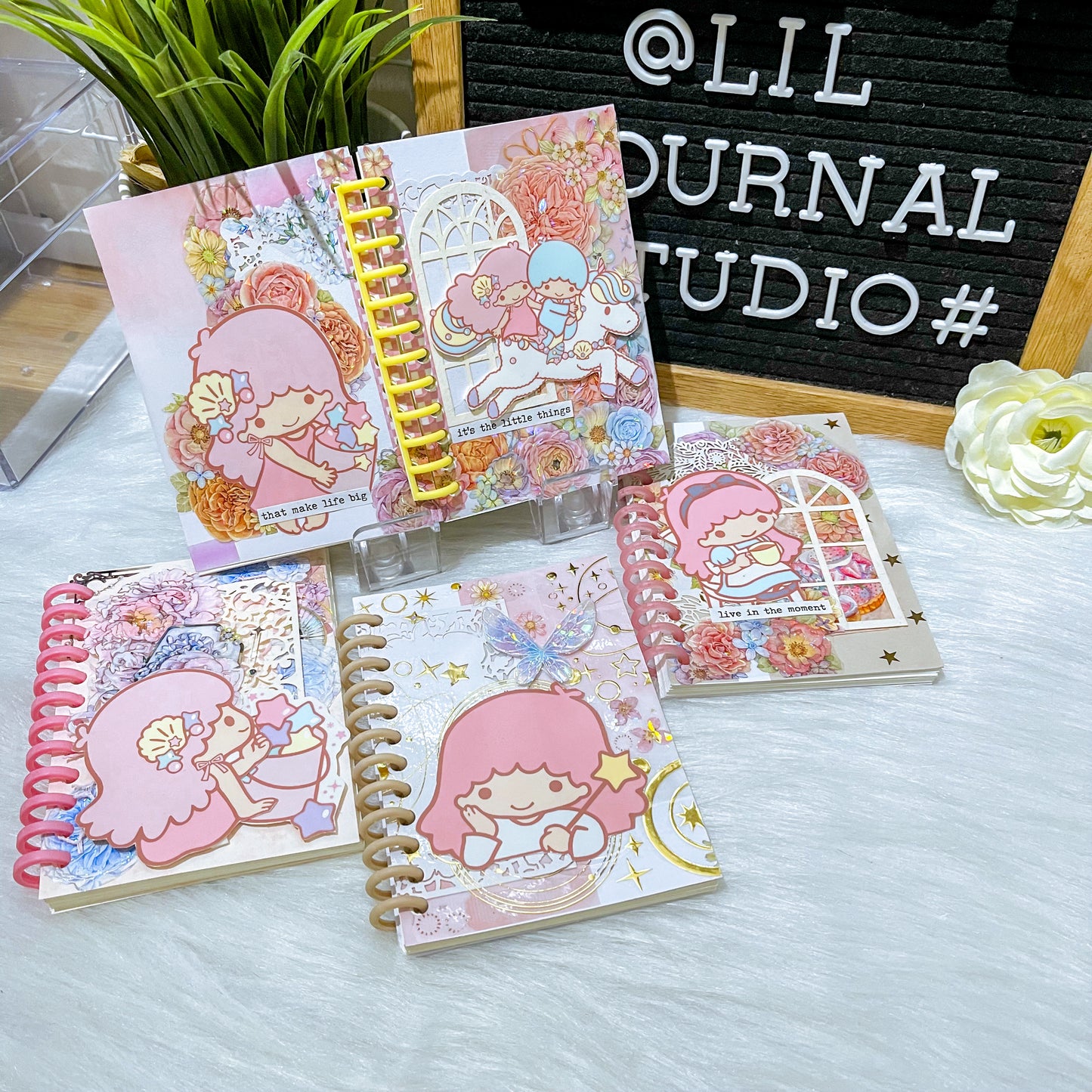 B7 Character Travel Notebook - Little Twin Stars Garden