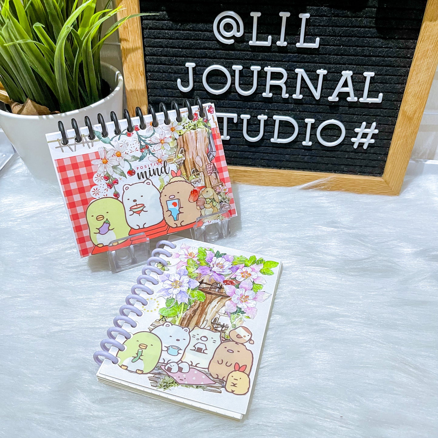 B7 Character Travel Notebook - Sumikko Gurashi Garden