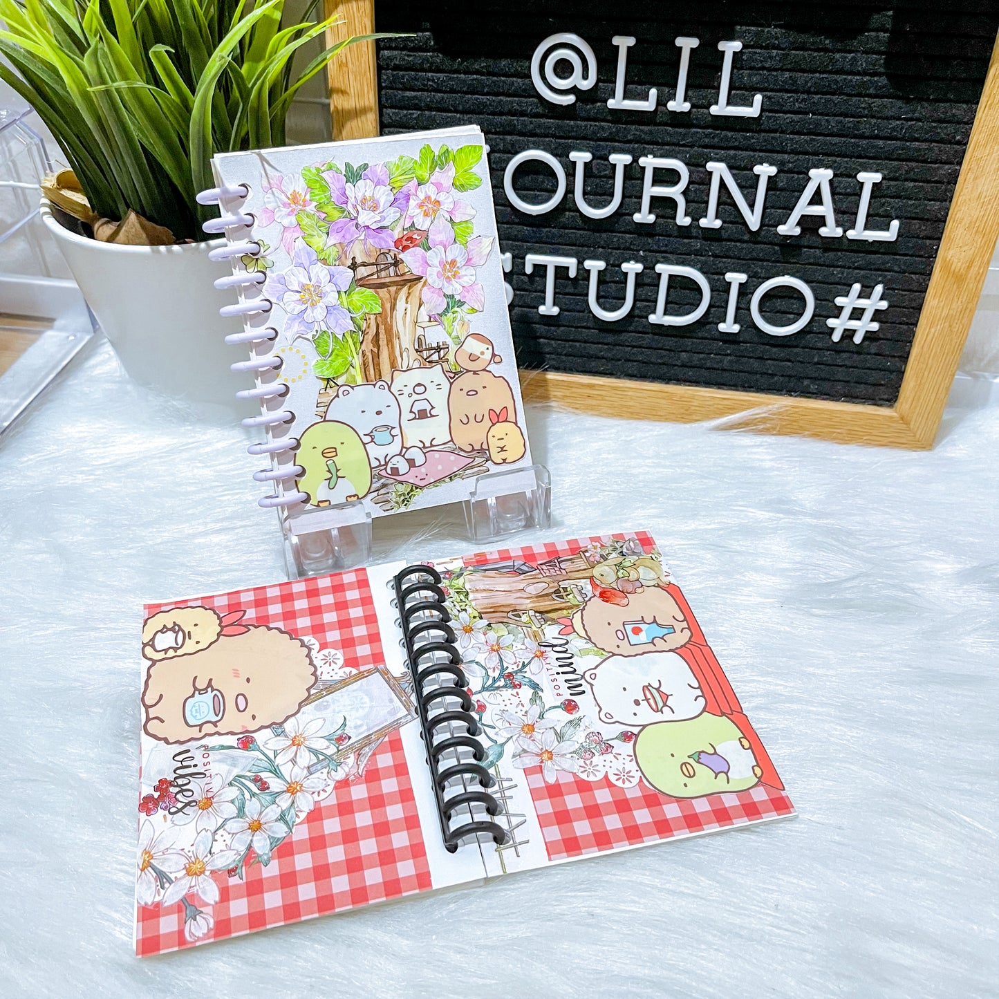 B7 Character Travel Notebook - Sumikko Gurashi Garden