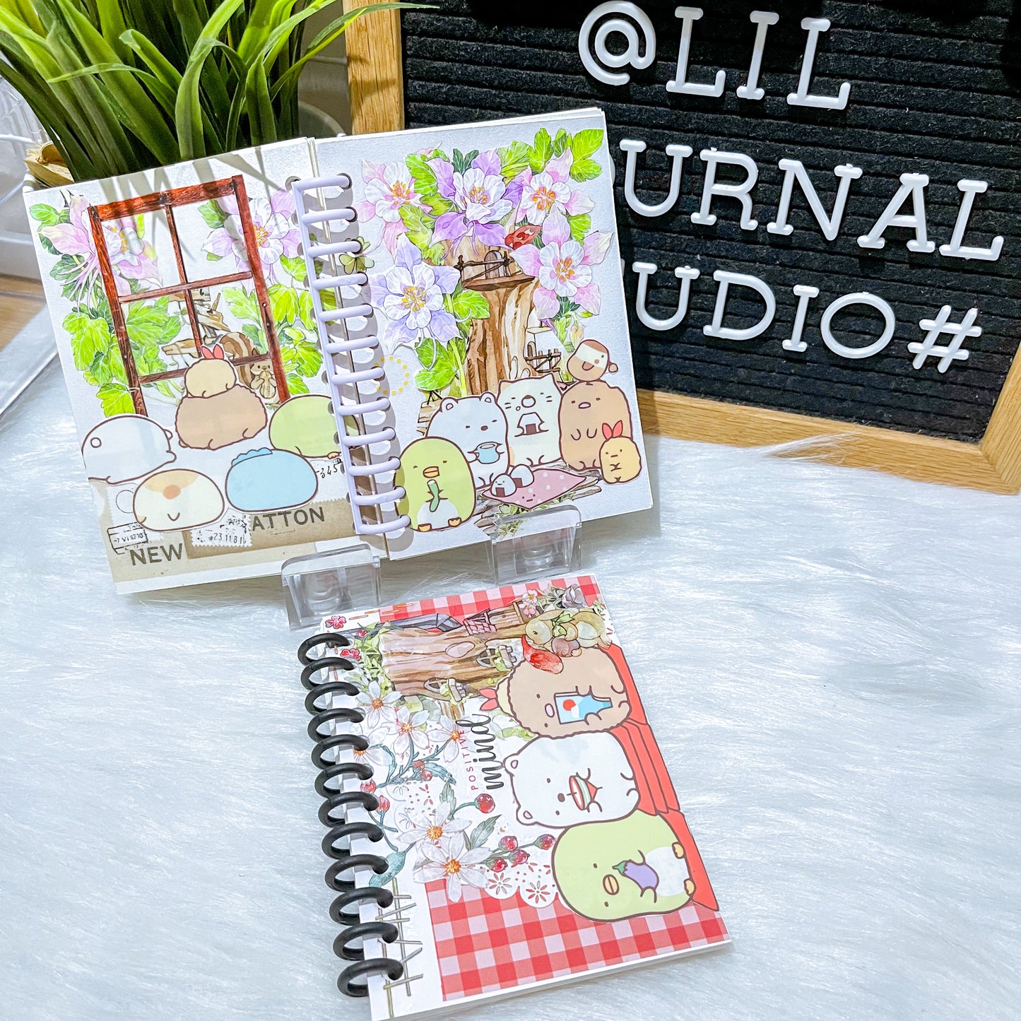 B7 Character Travel Notebook - Sumikko Gurashi Garden