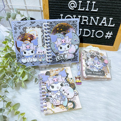 B7 Character Travel Notebook - Kuromi Fantasy