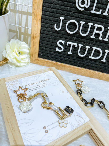Dainty Key Charms - Classic Gold