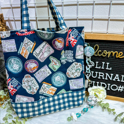 Alice Stamps Tote Bag