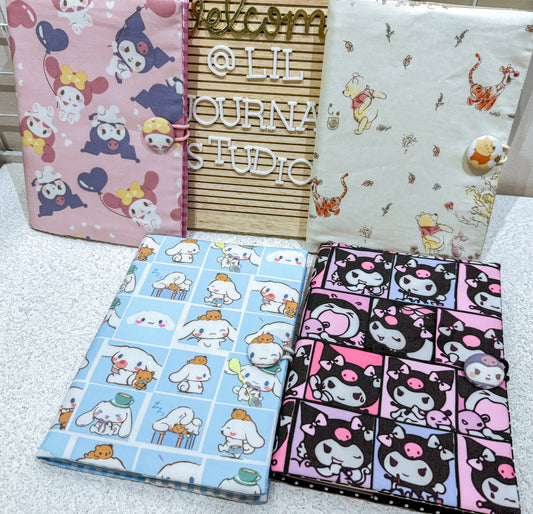 Sanrio + Pooh A5 Notebooks