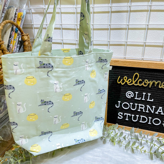 Pastel Kitten Tote