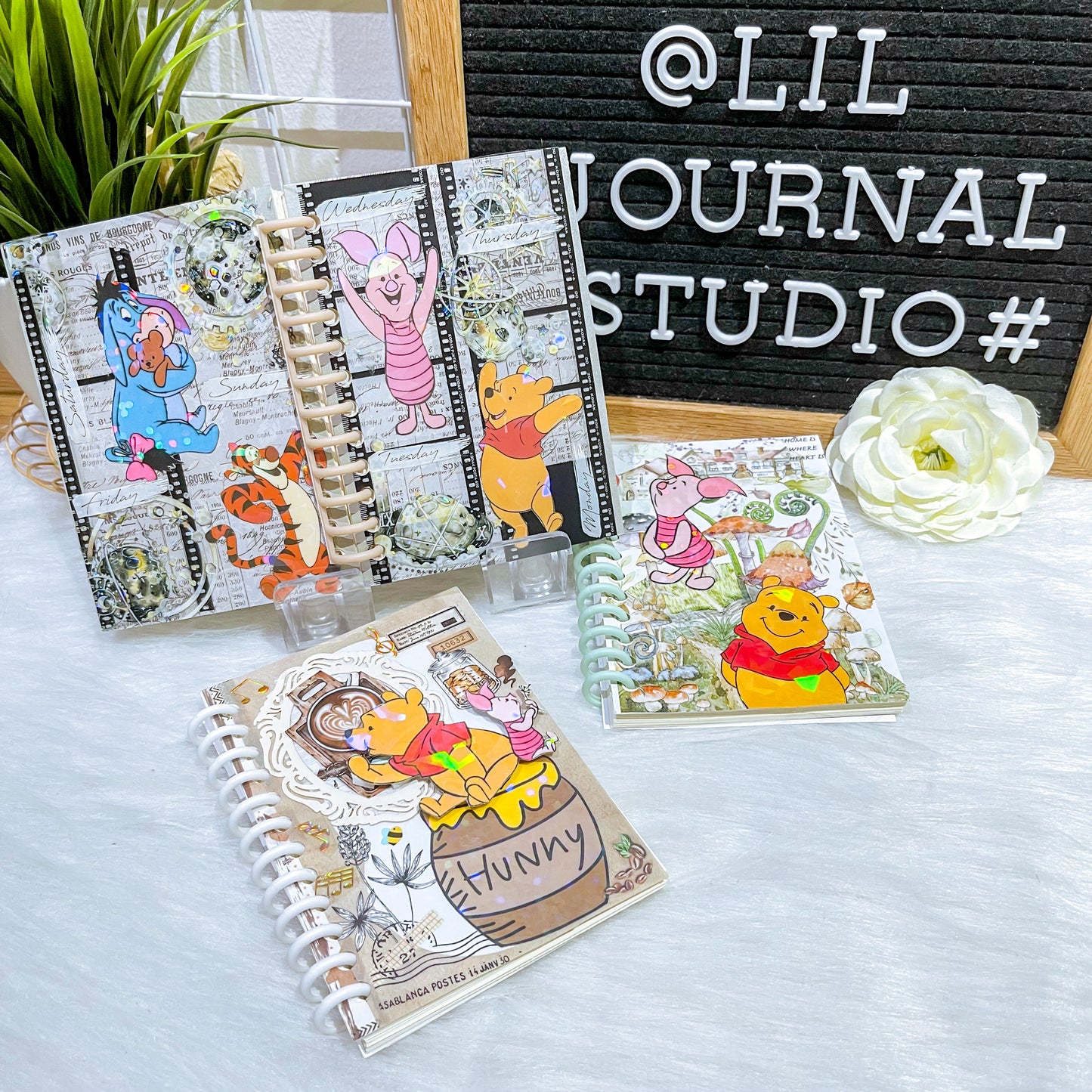 B7 Character Travel Notebook - Let's Go Pooh