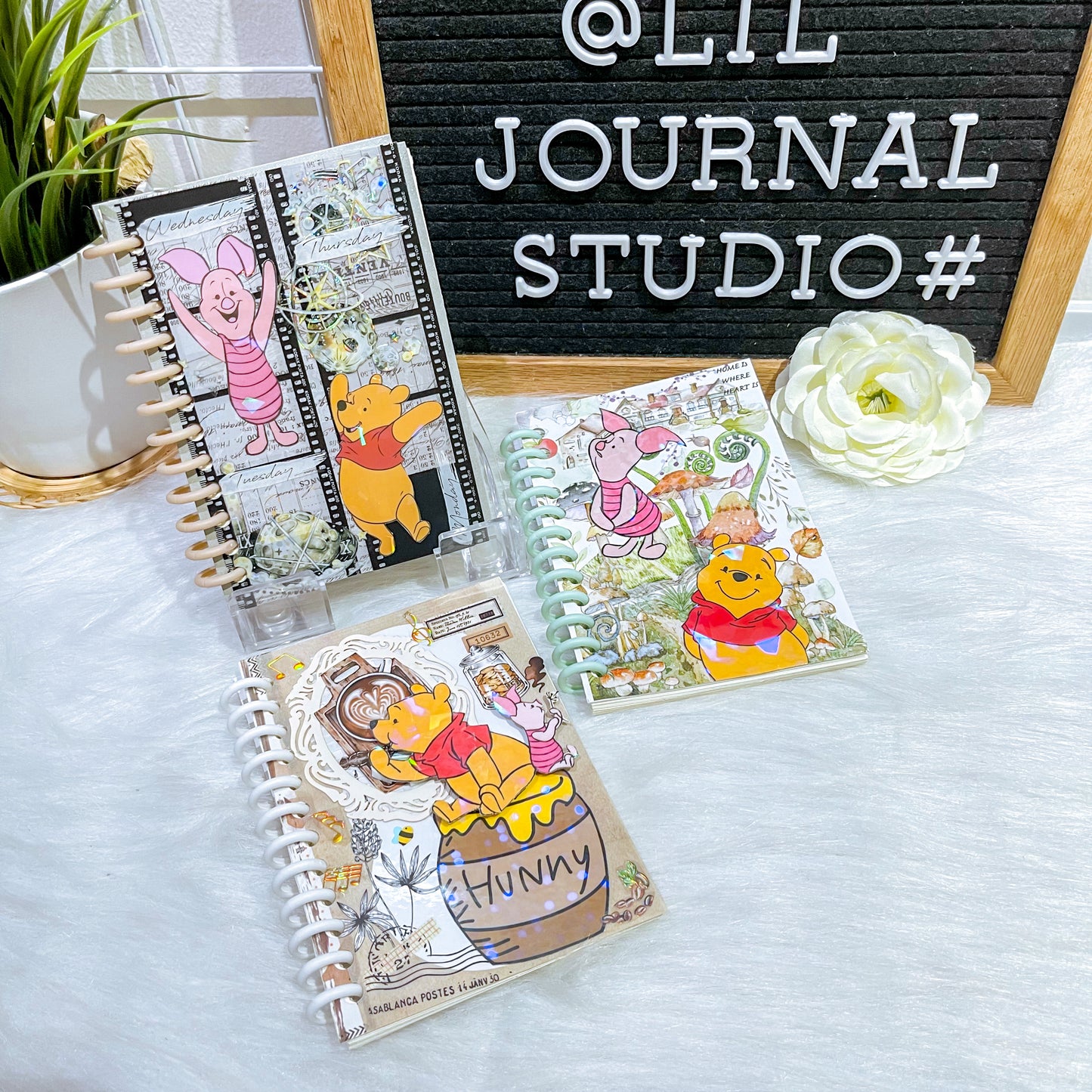 B7 Character Travel Notebook - Let's Go Pooh