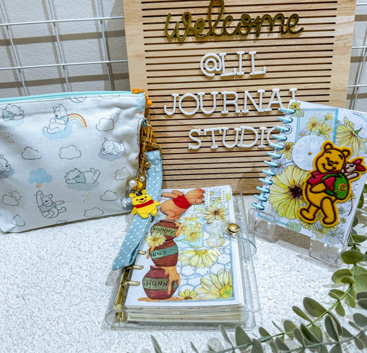 Special A6 Notebook + B7 Sticker Bundle ~ Embroidery