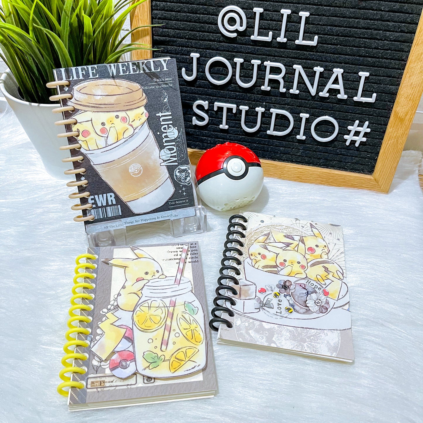 B7 Character Travel Notebook - Cafe Pikachu