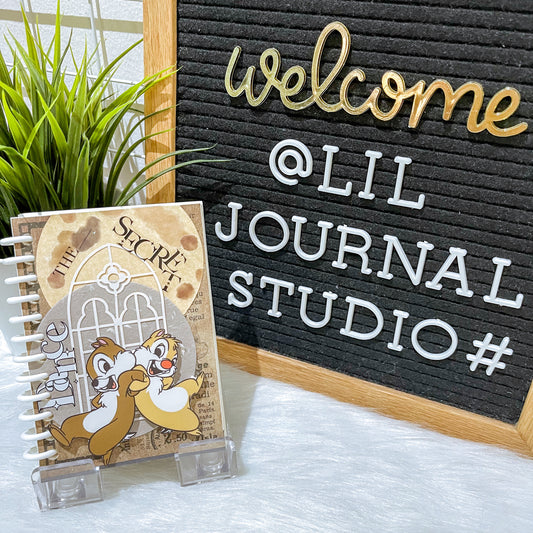 B7 Character Travel Notebook - Chip & Dale